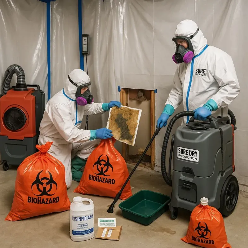 Contaminated Water Handling Protocols process in Sciotodale, OH